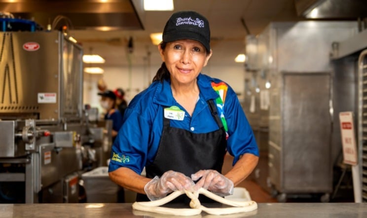 Busch Gardens Pretzel Maker