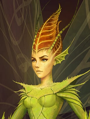 Addie, Battle For Eire character concept art