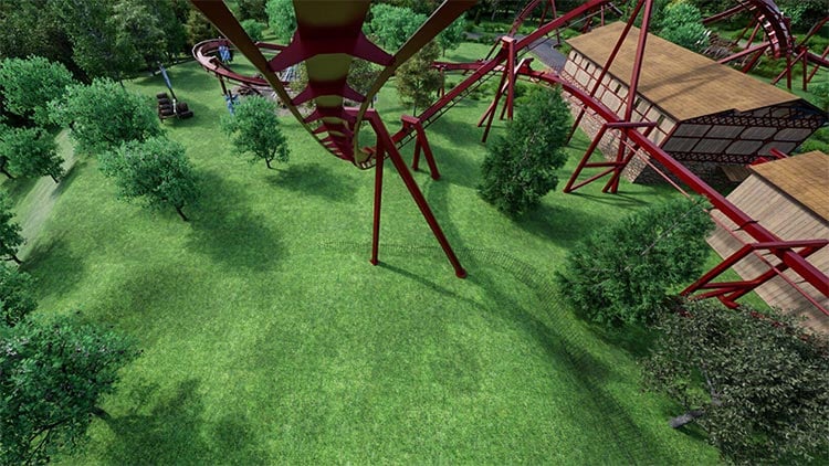 Busch Gardens Williamsburg The Big Bad Wolf POV