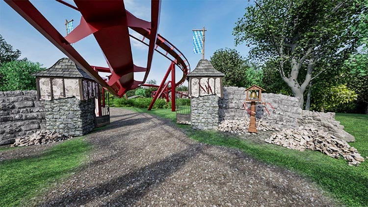 Busch Gardens Williamsburg The Big Bad Wolf POV