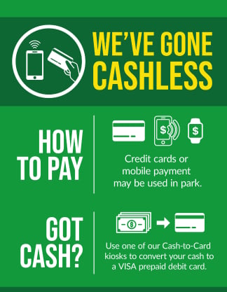 Busch Gardens Williamsburg has gone cashless.