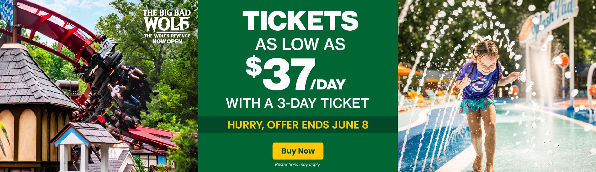 Busch Gardens Williamsburg Ticket Sale