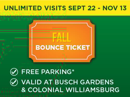 Busch Gardens Williamsburg Fall Bounce