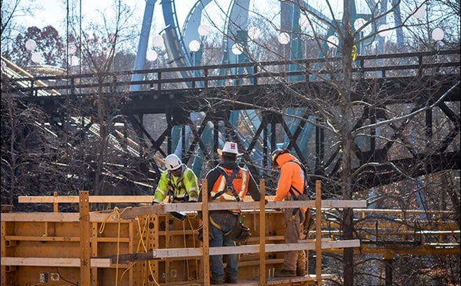 Finnegan's Flyer opening May 2019 at Busch Gardens Williamsburg