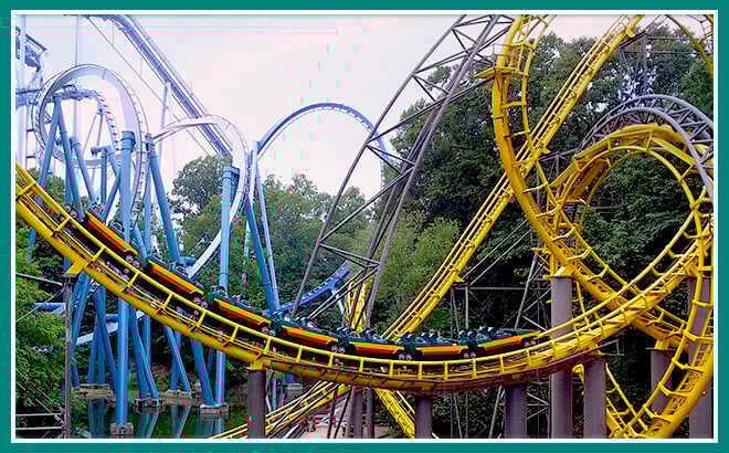 Have a full Loch Ness Monster coaster experience