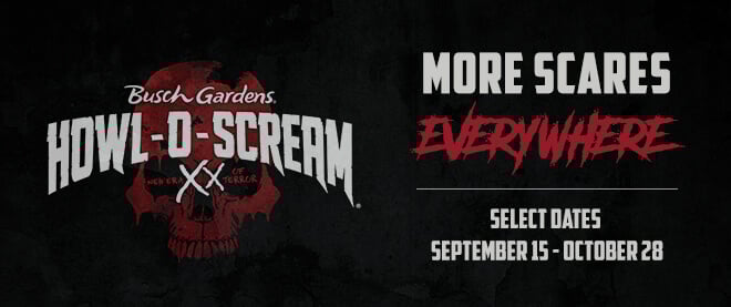 Howl-O-Scream at Busch Gardens Williamsburg celebrates its 20th anniversary
