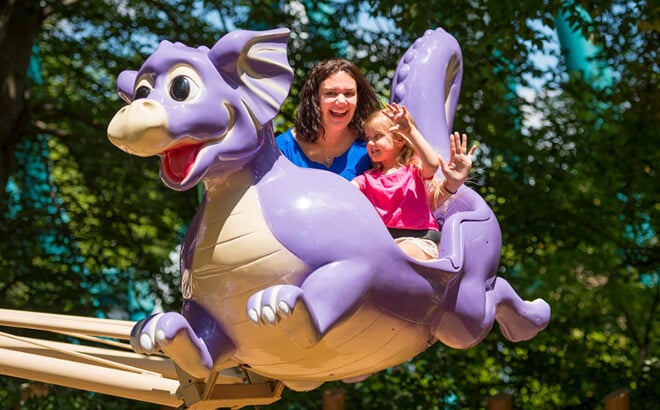 Land of the Dragons kid play area and attraction