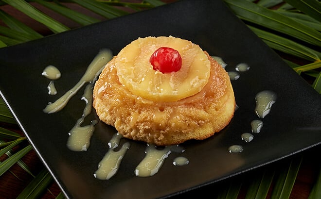 Pineapple upside-down cake at Virginia Food & Wine Festival