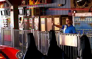 Verbolten roller coaster team member at Busch Gardens Williamsburg 