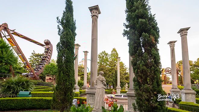 Italy Gardens Virtual Conferencing Background Preview