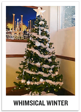 A whimsical winter theme for your Christmas tree